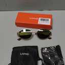 ivho 2025 Trendy Oval Sunglasses - Stylish Polarized Shades for Everyday - Retro Metal Frames