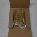 60 Pieces Pearl Stick Stems Bouquets, 4mm Bead String Garland Beaded Spray Filler Floral Arrangements Tree Picks Wedding Party Decoration, Christmas Tree Picks (Gold)