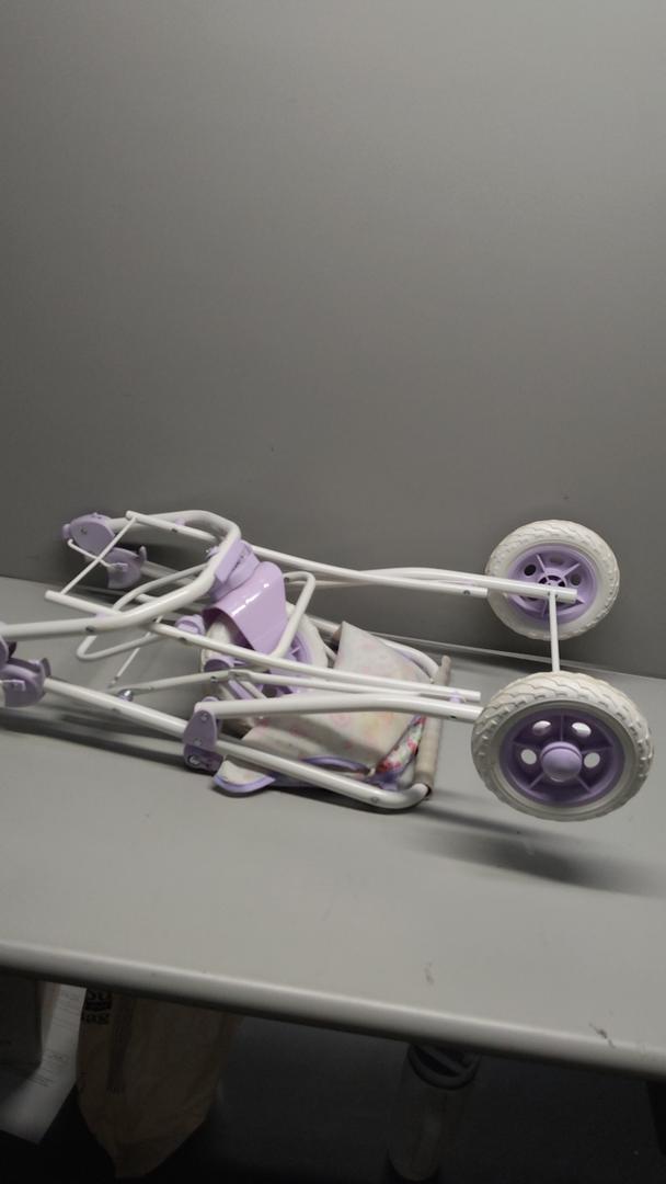 Miniland Doll Stroller in Mint Color up to 15 inches Dolls. Folding Structure with Directional Wheel Made of Aluminum and Waterproof Fabrics