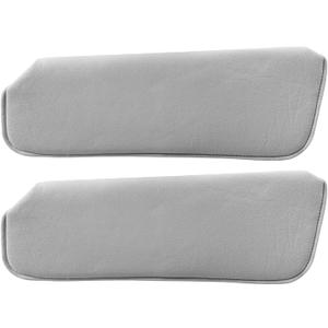 Car Sun Visor, Full Size Truck Sun Visors Cloth LH & RH Light Gray Fits for Chevy GMC Pickup Truck 1988-1998 38-2118-LG, SV201-1808, 15963109