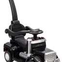 Outfunny 3-in-1 Ride on Push Car for Toddler 1-3 Years with Handle & Music
