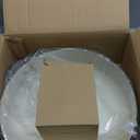 BISAMIYA Modern Semi Flush Mount Ceiling Light Fixture, Brass Accent and 12.6" Metal Shade Ceiling Light, for Kitchen, Hallway, Entryway, Pantry, Laundry Room (Cream)