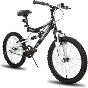 JOYSTAR 20 Inch Kids' Bike for Boys Girls Ages 7-13 Years Old, Dual-Suspension Kids Mountain Bike with Dual Handbrake & Kickstand, Multiple Colors 