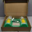 BPA Free Portable Eye Wash Station OSHA Compliant - Wall-Mounted First Aid Eye Wash Kit w/Mirror & 2X 16oz Empty Bottles - No Eyewash Solution Included - Emergency Eyewash - Set of 1 (Green)