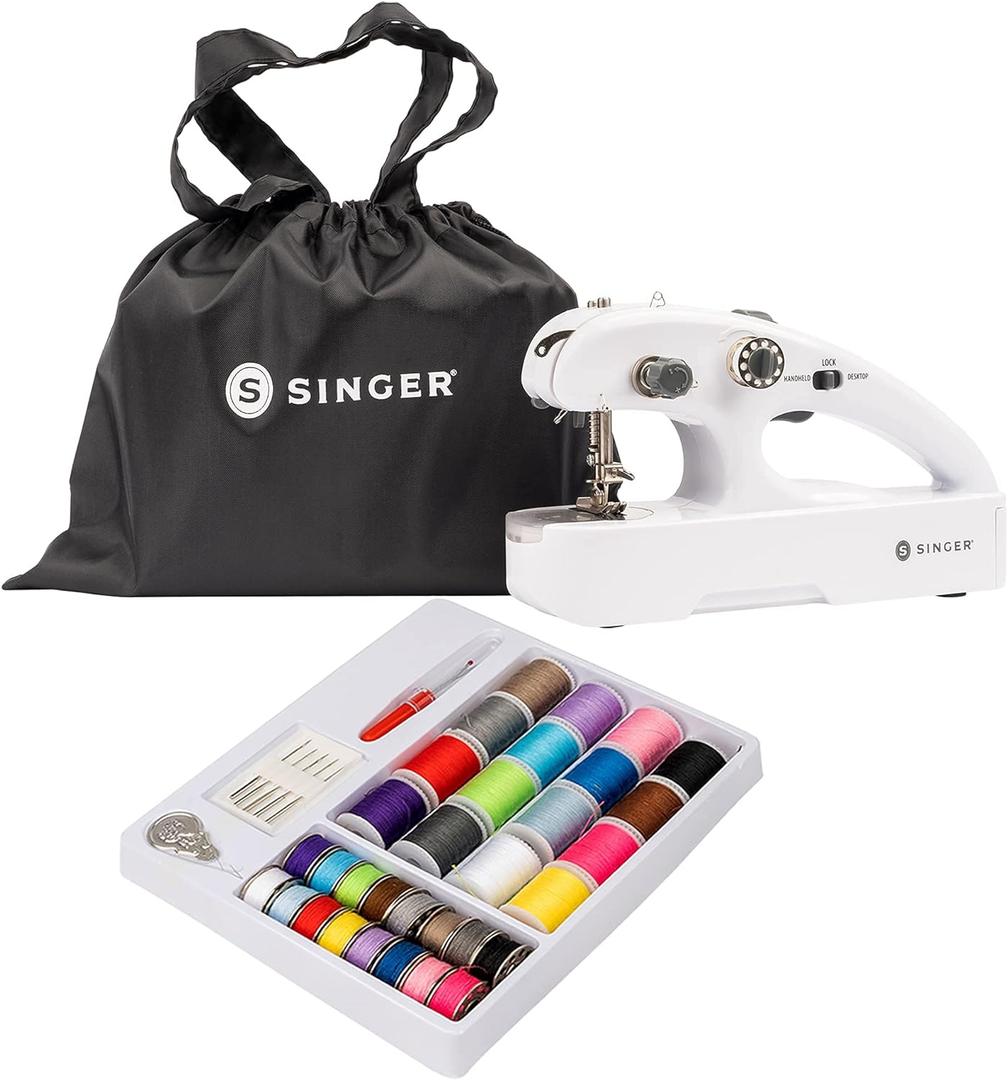 SINGER Stitch Quick + Portable Cordless Mending Machine Bundles (Two Thread Stitch Quick + & Bundle)
