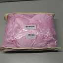 21ft Length Pink Satin Table Skirt for Rectangle Tables-Wrinkle Resistant Ruffle Table Skirting Glitter Desk Cover Skirt for Baby Shower Birthday Party Wedding Banquet Dining Table Decorations