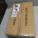 20" Metal Coffee Table Legs Black Bench Legs Heavy Duty Set of 2, 20 IN