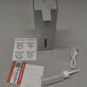 Automatic Foaming Soap Dispenser Touchless 380ml/12.8oz Rechargeable Hand Soap Dispenser Wall Mounted 4 Levels Adjustable Foam Soap Pump for Bathroom Kitchen Dish Soap (Silver)