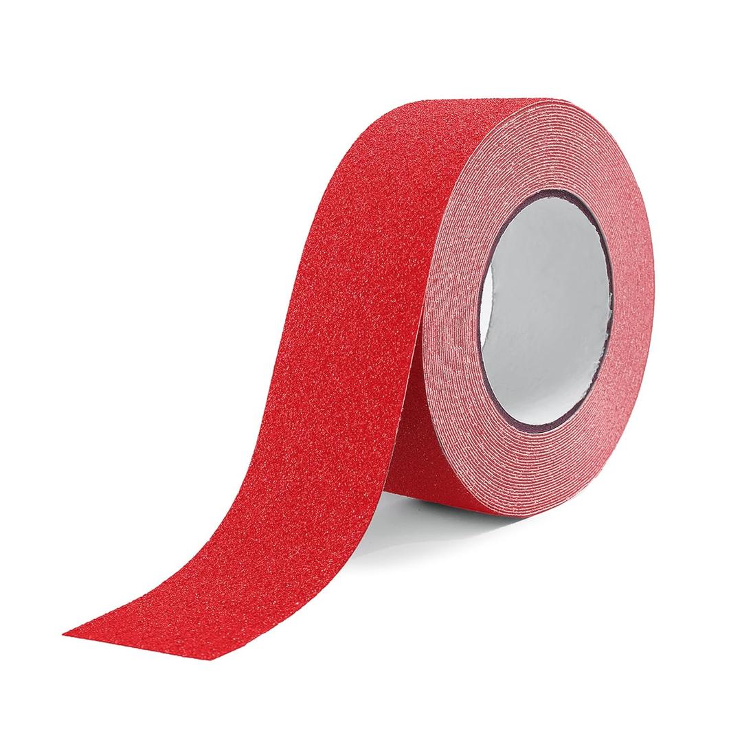 Reniteco Anti-Slip Tape -2" x 33Ft Red Heavy Duty Grip Tape - High Adhesion & Waterproof, No Residue Removal for Outdoor Stairs, Tile, Shower, Bathtub - Extra Grip Safety Tape