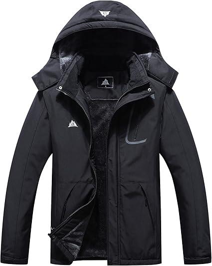 MOERDENG Women's Waterproof Ski Jacket Warm Winter Coat Outdoor Windbreaker Hiking Snowboarding Jacket