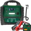 Jump Starter with Air Compressor, 1800 Amp Car Battery Jump Starter 100 PSI Tire Inflator, 10000 mAh 12V Lead-Acid Battery Booster (Up to 5L Gas or 5L Diesel)