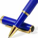 Rollerball Pen Smooth Writing Ball Point Pens with Schmidt Refills, Luxury Metal Journal Pen Gift Box Set for teacher classmate graduationpen for journaling Nice Fancy Luxury