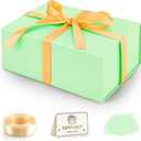 Gift Box, 9.05x6.7x2.7" Gift Boxes with Closure Lids for Presents Groomsman Proposal Box, Large Magnetic Gift Box for Wrapping Gifts, Christmas, Birthday Proposal Gift, Contains Card, Ribbon, Filler (1 Count (Pack of 1))