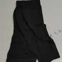 AMZAM Medical Compression Pantyhose for Women Men, 15-20 mmHg Graduated Compression Tights, Opaque Toeless Compression Stockings Waist High Support Tights for Edema, Varicose Veins, DVT,Black XL