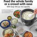 Hamilton Beach Rice Cooker & Food Steamer, 30 Cups Cooked, 15 Cups Uncooked