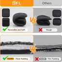 Adjustable Dog Lift Harness Dog Sling for Large Dogs Hind Leg Support Soft Lift Support and Rehab Harness for Weak Rear Legs, Helps Senior, Injured, Disabled and After ACL Surgery Dogs Large (Black)