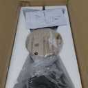 2-Light Mid Century Wall Sconce, Modern Wall Light Matte Black and Gold for Bedroom, Industrial Vanity Light Fixture Indoor for Living Room Bathroom Loft Foyer Entry Porch, E26