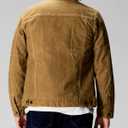 Huckberry Flint and Tinder Men's Flannel-Lined Waxed Trucker Jacket, Water & Weather Resistant Mens Jacket, L