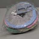 Moukeren 20 Pcs Thicker Soft Bathroom Toilet Seat Cover Pad Round Stretchable Toilet Seat Cushion Comfortable Washable Toilet Seat Warmer for Winter, Easy Installation, 4 Colors