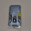 DEERLAMN Case for Google Pixel 10 Pro XL with Slide Camera Cover+Screen Protector(1 Pack), Rotated Ring Kickstand Military Grade Shockproof Protective Cover-Light Blue