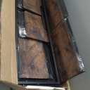 DUMOS Dresser for Bedroom, Storage Organizer with 9 Drawers, Chest of Drawers with Fabric Bins, Sturdy Metal Frame, Wood Tabletop for Guest Room, Closet, Entryway, Brown 11.8"D x 39.4"W x 39.4"H (9 Drawers)