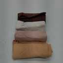 INNERSY Women's Underwear Cotton Soft Underwear High Waisted Breathable Briefs 5 Pack (Large)