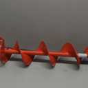 THUNDERBAY 6 Inch Diameter 36 Inch Long Earth Auger Bit with Fishtail Point and Patent Shock Spring