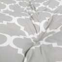 Grey and White Design Comforter