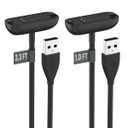 2Pack Charger for Fitbit Inspire 2 & Ace 3 Charging Replacement Fitbit Charger for Inspire 2 Ace 3 USB Cable Dock Stand [1ft & 3.3ft]