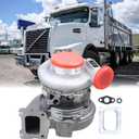 85151094 Complete Turbo Turbocharger with Gasket Kit Compatible with 2008-2015 Volvo D13 Mack MP8 Cummins HE451VE HE400VG 13.0L 5355484 3767704 21238245 21468131 5353343 549974 2841961