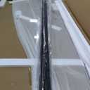 Frameless Pivot Shower Door 33-34" W x 72" H, Pivot Swing Shower Glass Door with 1/4"(6mm) Clear Tempered Glass Shower Door, Easy to Clean Bathroom Shower Door, Matte Black