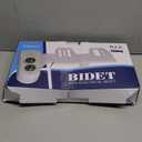 Hibbent Bidet Attachment for Toilet with Self Cleaning Dual Nozzle, Hot and Cold Water Spray Non-Electric Mechanical Toilet Seat Bidet for Rear or Female Washing Sanitizing, Black