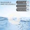 BOXOB 8pcs Replacement Mop Pads for Narwal Freo Pro X Ultra/Freo Z Ultra / T10 / J3 / J4, Premium Microfiber Washable Reusable Mop Cloth for Robot Vacuum Cleaner Accessories (White)