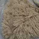 Fluffy Rug Shaggy Area Rug, Beige 4x6 Area Rugs for Bedroom, Small Bedside Rug, Soft Fluffy Shaggy Entryway Throw Rugs for Living Room Bedroom Kids Room Home Decor