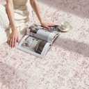 5x7 Washable Area Rug for Living Room&Bedroom, Light Pink Rugs for Girls | Non Slip, Durable Low Pile Carpet, Vintage Carpets for Office, Dining Room, Kids Room and Farmhouse