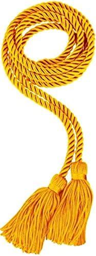 CLERKMANS Antique Gold Graduation Honor Cord, 2