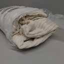 Home Brilliant 2 Pack Super Soft Plush Corduroy Solid Textured Large Throw Euro Pillow Shams Cushion Cover for Couch Floor 26x26 Valentines Pillow Covers, for 28x28 Insert, Cream Cheese