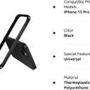 New Aluminum Frame Metal Bumper Frame Slim Hard Case Cover for iPhone13 Pro Max, Metal Frame Armor with Soft Inner Bumper, Raised Edge Protection (Black, for 6.7" iPhone 13 Pro Max)