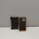 Defender for iPhone 16 Pro Max Case with Clip Holster,Heavy Duty Rugged Full-Body,2 Layers of Sturdy,Anti-Drop,Military-Grade Defender Cover for iPhone 16 Pro Max Phone Case (Black & Orange)