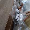 Portable Walnut 32inx80in Accordion Doors Interior,PVC Accordion Folding Sliding Door,Compact Retractable Bifold Closet Doors for Doorway (Walnut,32in*80in)