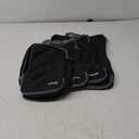 BAGAIL 4 Set Compression Packing Cubes Travel Accessories Expandable Packing Organizers (Cloth Pattern, 4-Black)