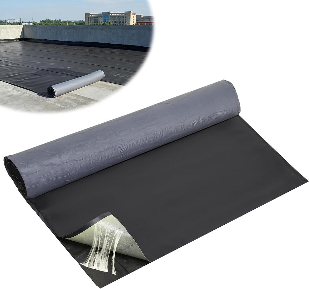 50 Mil EPDM Rubber Roofing Materials Roll 39 in x 9.8 ft