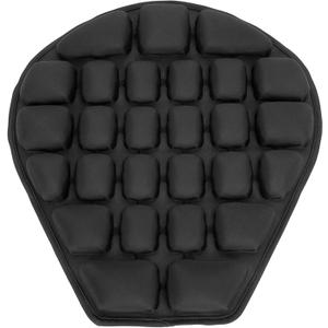 JFT Motorcycle Seat Cushion Inflatable Cover Pad, Pressure Relief Ride Motorcycle Air Cushion Saddles Compatible with Harley Davidson Motorcycle (Black)