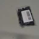 Flyshop 50 Count Small Black Oval Ellipse Barrel Cord Locks Toggles, 20mm x 10mm x 7mm