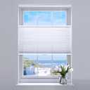 SUNFREE Top Down Bottom Up Cellular Shades 26" W x 48" H, White