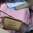 Vanity Desk with Mirror and Lights, Makeup Vanity Set with Glass Top & 10-Drawer, Charging Station, Dressing Table with Storage Chair & 3-Color Brightness Adjustable Lighting, Pink