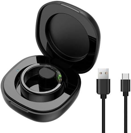 YuYolex Smart Ring Charging Case Magnetic Charging Compartment Portable Charger for Fitness Ring with Magnetic Charging Port