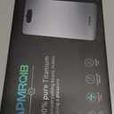 APMRQIB Titanium Cutting Boards for Kitchen, 100% Pure Titanium Cutting Boards Double Sided Non Toxic Cutting Board, Hygiene Durable Dishwasher Safe 10.5”×6.3”