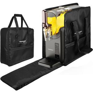 Slushie Machine Storage Bag Frozen Drink Maker, Dust-proof, Easy to Carry, Perfect for Outdoor Gathering, Black
