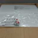 4 Pack 18 inches Outdoor Wall Lantern Light Fixture, Large Black Exterior Waterproof Wall Sconce, Anti-Rust Mount Porch Light with Clear Glass, E26 Socket